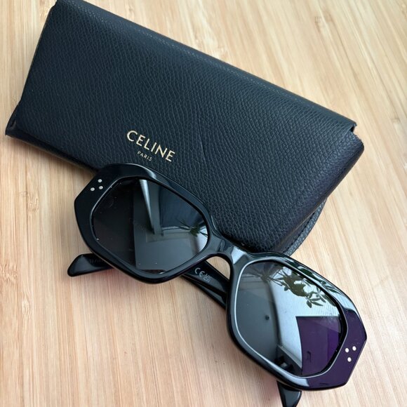 Celine 3 Dot Geometric Square Sunglasses CL40255I - Picture 3 of 5